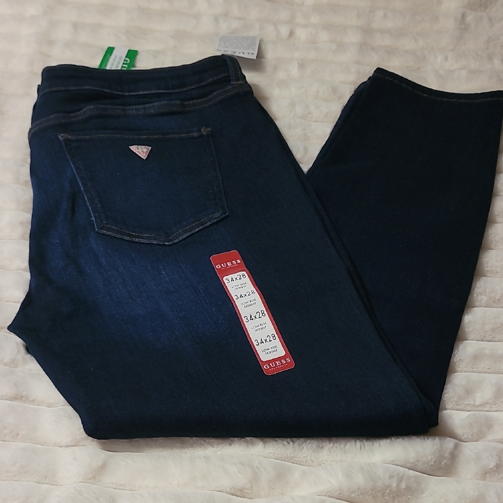 GUESS Women's Dark Blue Skinny Jeans